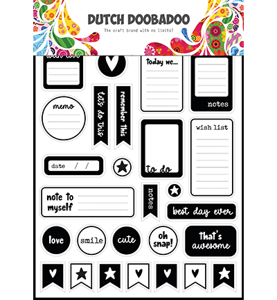 491.200.025 - Dutch DooBaDoo - Dutch Sticker Art Notes