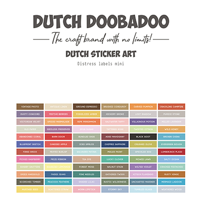 491.200.039 - Dutch DooBaDoo - Sticker Mini Distress labels