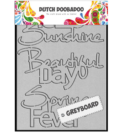 492.002.001 - Dutch DooBaDoo - Greyboard Hello Sunshine