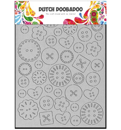 492.002.003 - Dutch DooBaDoo - Greyboard Art Buttons