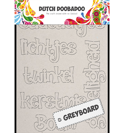 492.002.004 - Dutch DooBaDoo - Greyboard Art Christmas