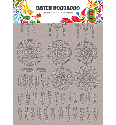 492.006.007 - Dutch DooBaDoo - Greyboard Art Dreamcatcher