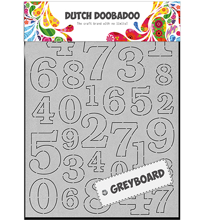 492.500.004 - Dutch DooBaDoo - Greyboard Numbers