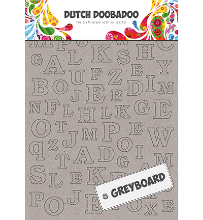 492.500.005 - Dutch DooBaDoo - Greyboard Alphabet