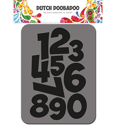494.902.002 - Dutch DooBaDoo - Foam stamps Numbers