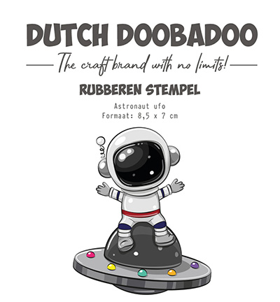 497.004.033 - Dutch DooBaDoo - Rubber stamp Astronaut Ufo