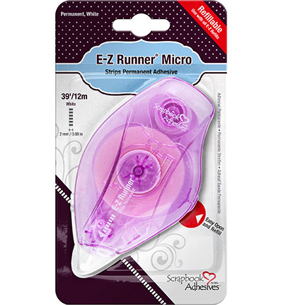 01236-6 - 3L Scrapbook Adhesives - E-Z Runner REFILLABLE – MICRO - permanent