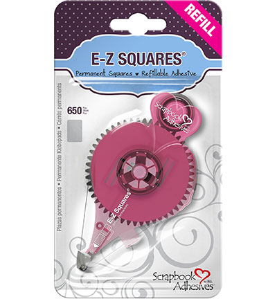 01207-6 - 3L Scrapbook Adhesives - E-Z Squares REFILL – SQUARES (650) - perm.