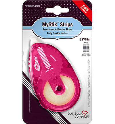 01655-6 - 3L Scrapbook Adhesives - MyStik - REFILL STRIPS - permanent