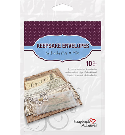 01662-6 - 3L Scrapbook Adhesives - Keepsake Envelopes – Assorted – Permanent