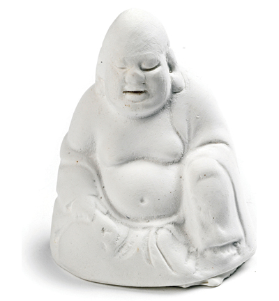 0159 - Powertex - Smiling Buddha 7x5,5x4cm