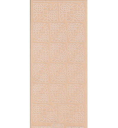 7003/454 fluweel - Starform - Sticker sheet, 7003, Velvet beige