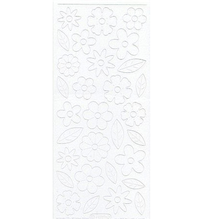 7100/455 fluweel - Starform - Sticker, 7100, Velours Blanc