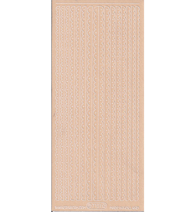 7101/454 fluweel - Starform - Stickervel, 7101, Fluweel Beige