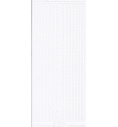 7101/455 fluweel - Starform - Sticker, 7101, velours Blanc