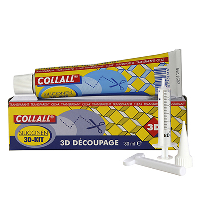 COL3D0080SET - Collall - Colle de sillicone, 3D kit, Collall