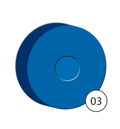 COLPB4403 - Collall - Paint pucks dark blue