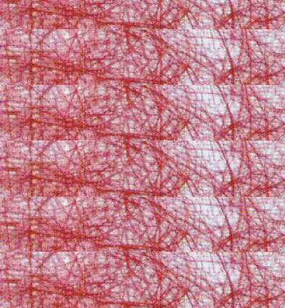 118.107 - Le Suh - (10) intisse toile d\araignée rouge