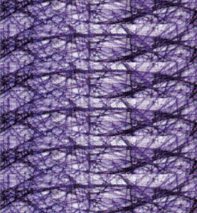 118.115 - Le Suh - (10) intisse toile d\\araignée violet