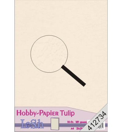 412734 - Le Suh - Hobbypapier Tulip, Zalmkleurig