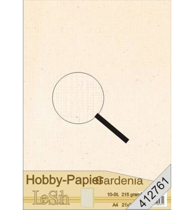 412761 - Le Suh - Papier hobby Gardenia, Naturel-blanc