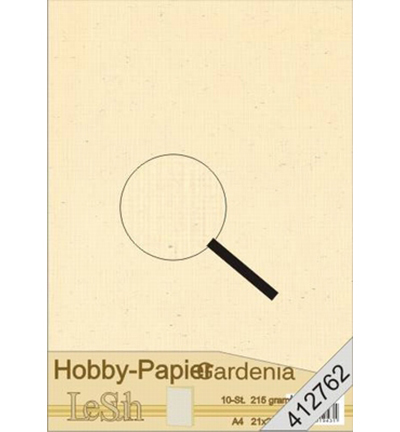 412762 - Le Suh - Papier hobby Gardenia, Crème