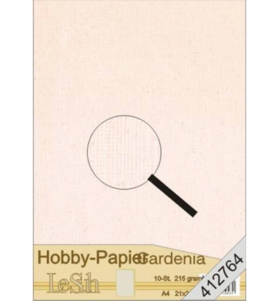 412764 - Le Suh - Papier hobby Gardenia, Rose clair