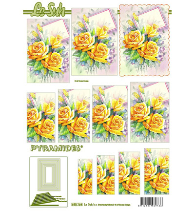 630.164 - Le Suh - roses, bouquet, carte
