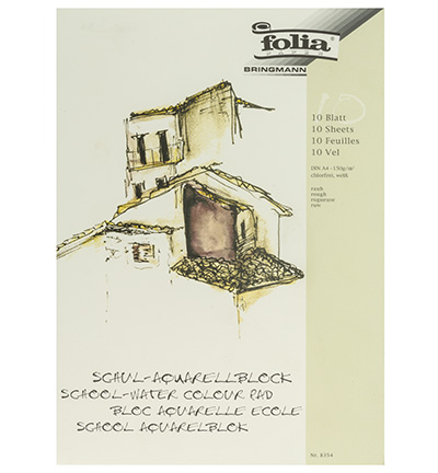 FO-8354 - Folia - Watercolor bloc study A4, 150grs