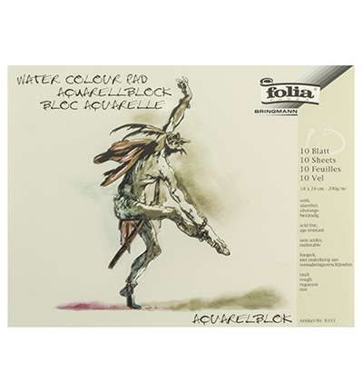 FO-8331 - Folia - Watercolor bloc 18x24 cm, 200grs
