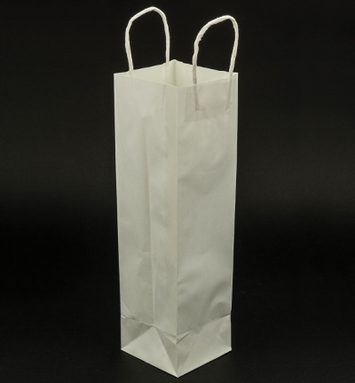 21600 - Folia - Kraft Paper Bags for Bottles, White
