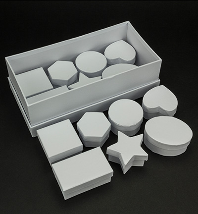 31500 - Folia - Cardboard boxes, White