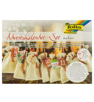 63121 - Folia - Advent calendar burlap bags