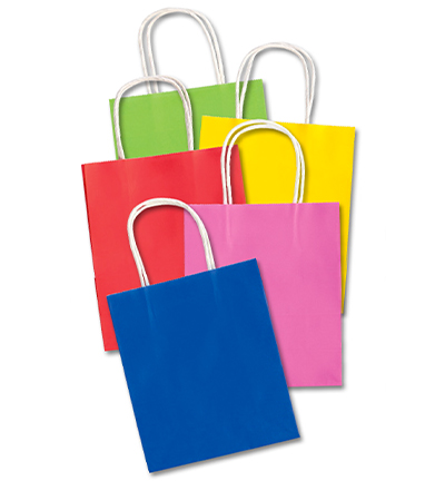 21809 - Folia - Kraft Paper Bags, Assorted Classic Colours
