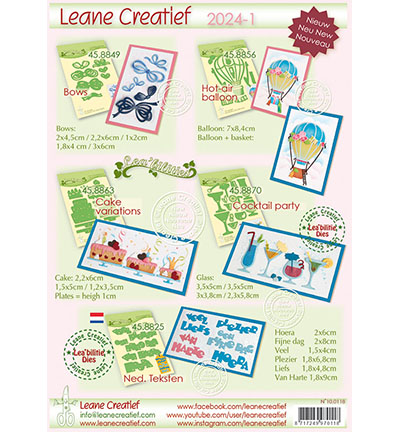 100.118 - Leane Creatief - A5 leaflets with overview new collection 2024-1