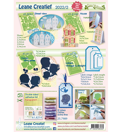 108.085 - Leane Creatief - A5 Broschüre mit ein Übersicht die neue Kollektion  2022-2