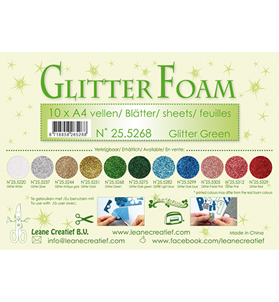 25.5268 - Leane Creatief - Glitter Green