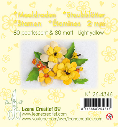 26.4346 - Leane Creatief - Matt & Pearl Light Yellow