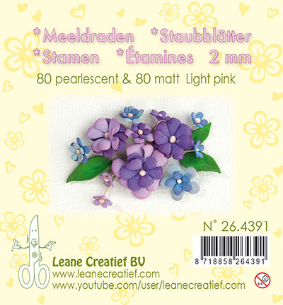 26.4391 - Leane Creatief - Matt & Pearl Light Pink