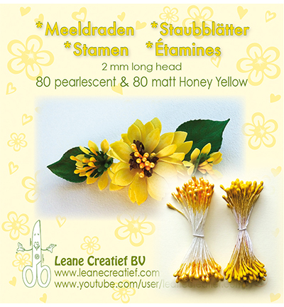 26.6586 - Leane Creatief - Matt & Pearl honey yellow