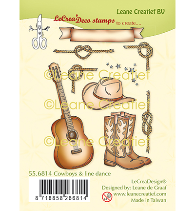 55.6814 - Leane Creatief - Cowboys & Line tanzen