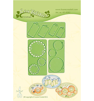 45.4582 - Leane Creatief - Little Banners & Labels