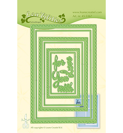 45.5367 - Leane Creatief - Postage stamp frames