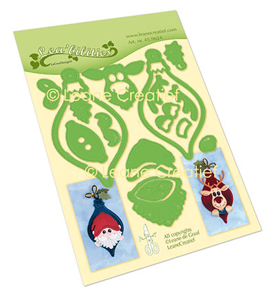 459.624 - Leane Creatief - Lea’bilitie, Weihnachtsmann – Rentier-Orname