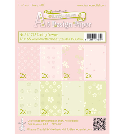 51.1796 - Leane Creatief - Spring flowers pink/green