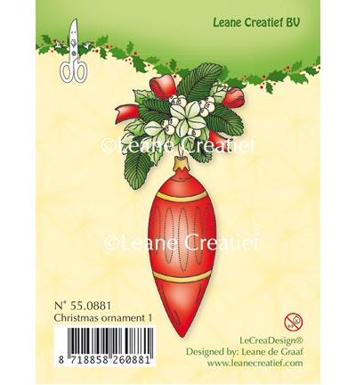 55.0881 - Leane Creatief - Christmas ornament 1