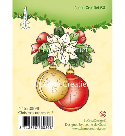 55.0898 - Leane Creatief - Christmas ornament 2