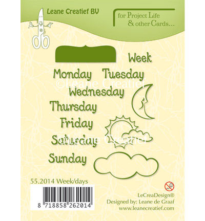 55.2014 - Leane Creatief - Week/Days English text