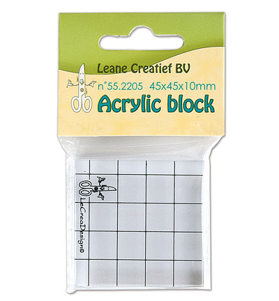 55.2205 - Leane Creatief - Stamp block clear