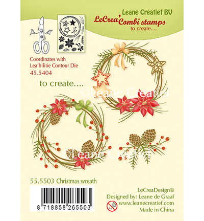 55.5503 - Leane Creatief - Christmas wreath